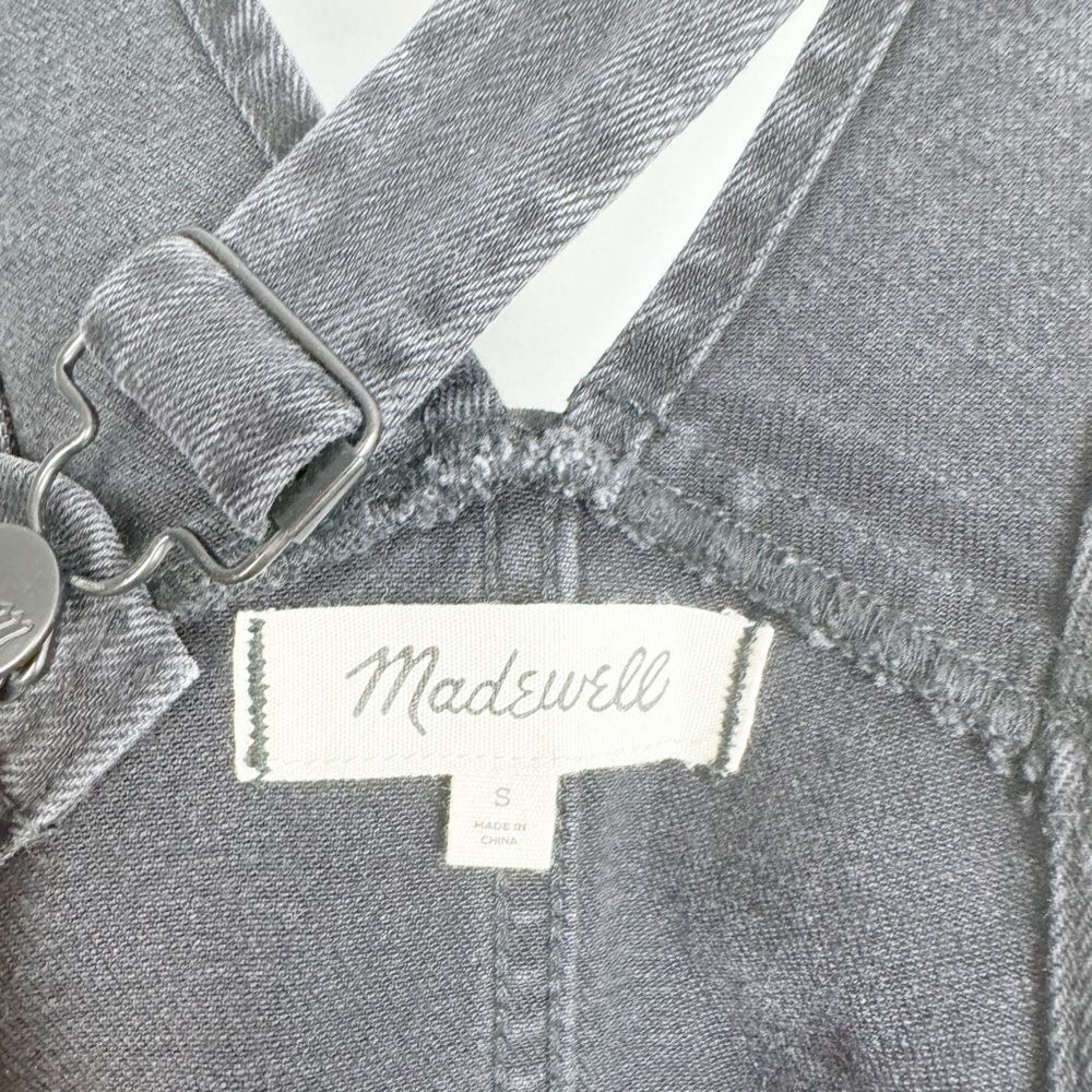 MADEWELL | Black Denim Jean Overalls Full Length Skinny Cut Women’s Size Small - Picture 7 of 14